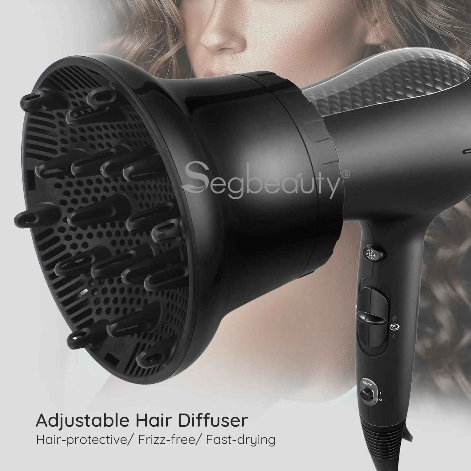 Универсальный диффузор для вьющихся волос Segbeauty насадка-распылитель | Красота и
