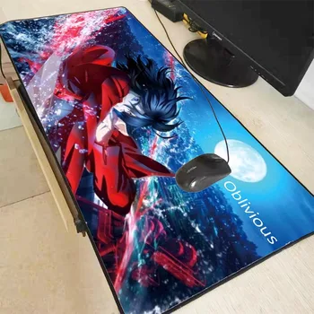 

XGZ Japan Korean Popular Anime Large Gaming Speed Mouse Pad PC Computer Gamer Mousepad Desk Mat Locking Edge for CS GO LOL Dota