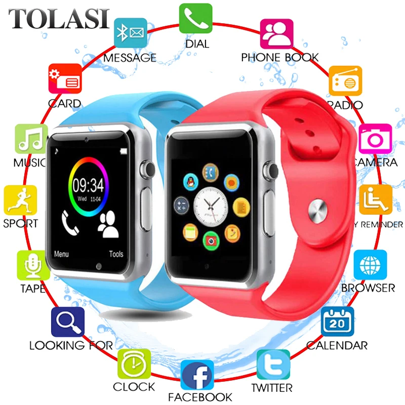 

Bluetooth A1 Smart Watch For Children Kids Baby Men Women Sport Wristwatch Support 2G SIM TF Camera Smartwatch For Android Phone