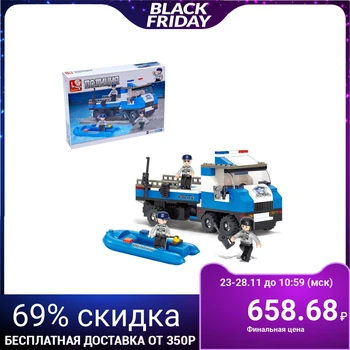 

Designer Police special forces "Truck", 202 parts