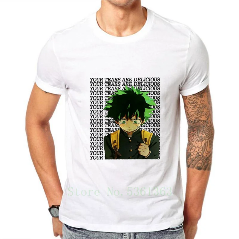 Boku no hero academia -Your Tears are Delicious Print swea tshirt Hoodies Men women Streetwear Tee Creative Fashion Clothing |