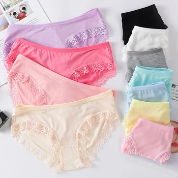

Women Underwear Sexy Lingerie 's Cotton G-String Thong Panties String Briefs Pants Intimate Ladies