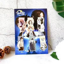 6 шт. изгоев yi ren zhi xia аниме Закладка на магните Закладка-магнит детский студенческий кавайный подарок закладки для офиса канцелярские принадлежности