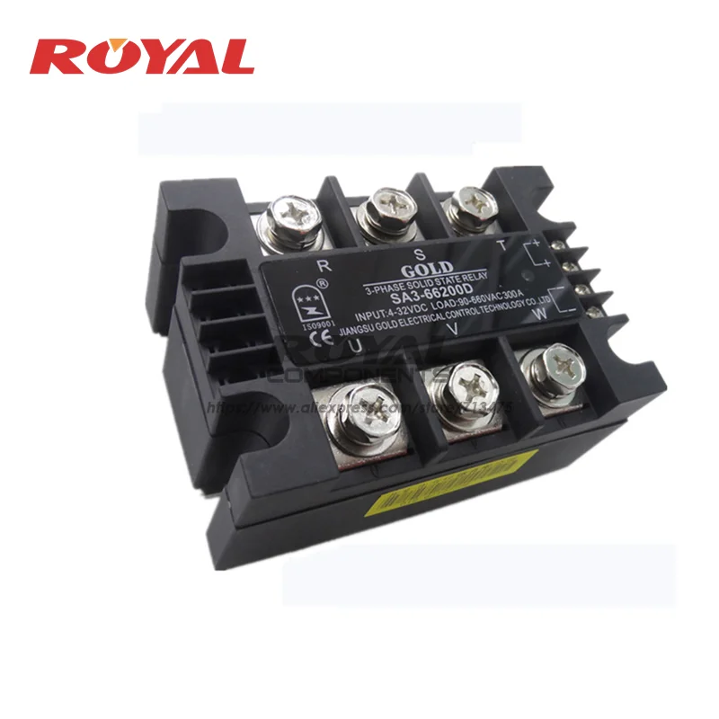 SA3-66200D SA366200D Новый и оригинальный мобильный телефон 3 фазы твердотельные реле 4-32VDC, 90-660VAC 200A