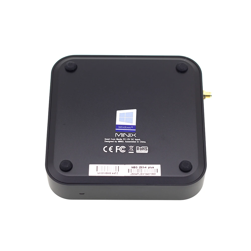 MINIX NEO Z83-4 Мини ПК Windows10 Intel X5-Z8350 64 бит 4 ГБ DDR3 64 Гб eMMC 5,1 двухдиапазонный wifi официальный Вишневый безвентиляторный Atom tv Box