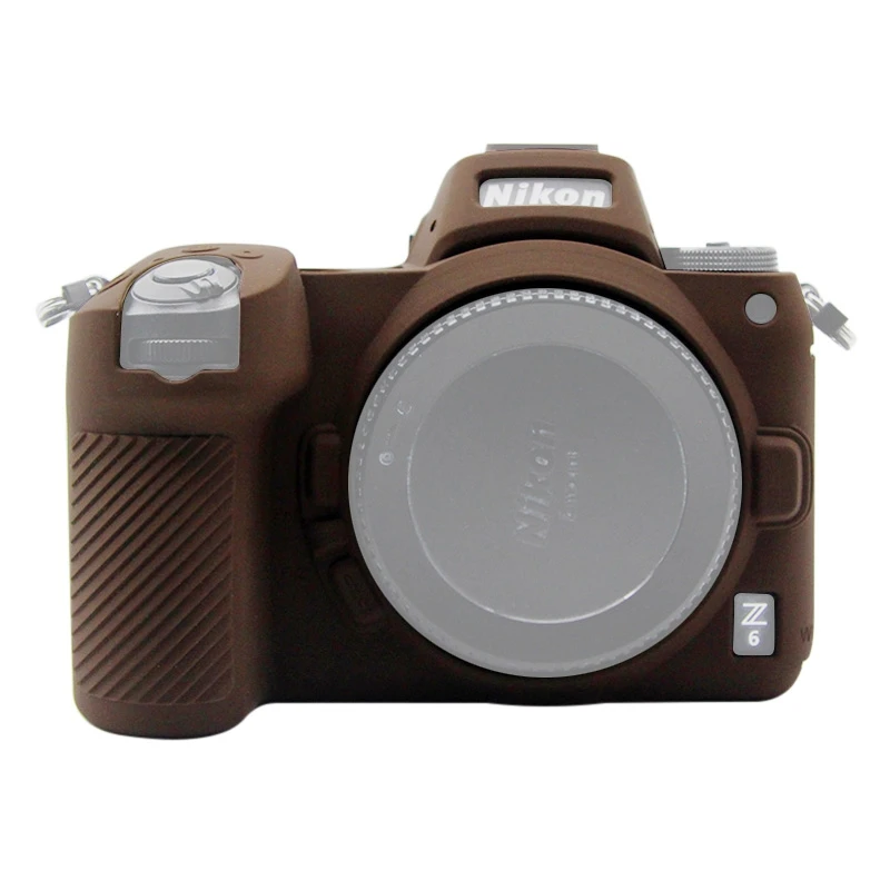 Мягкий силиконовый защитный чехол для Nikon Z6/Z7 PULUZ - Цвет: Coffee