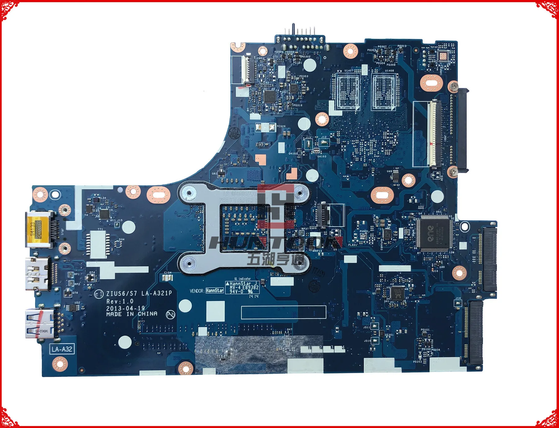 Горячая Распродажа продукта ZIUS6/S7 LA-A321P для lenovo Ideapad S310 материнская плата для ноутбуков FRU: 90003274 SR16Q I3-4010U DDR3L полностью протестирована