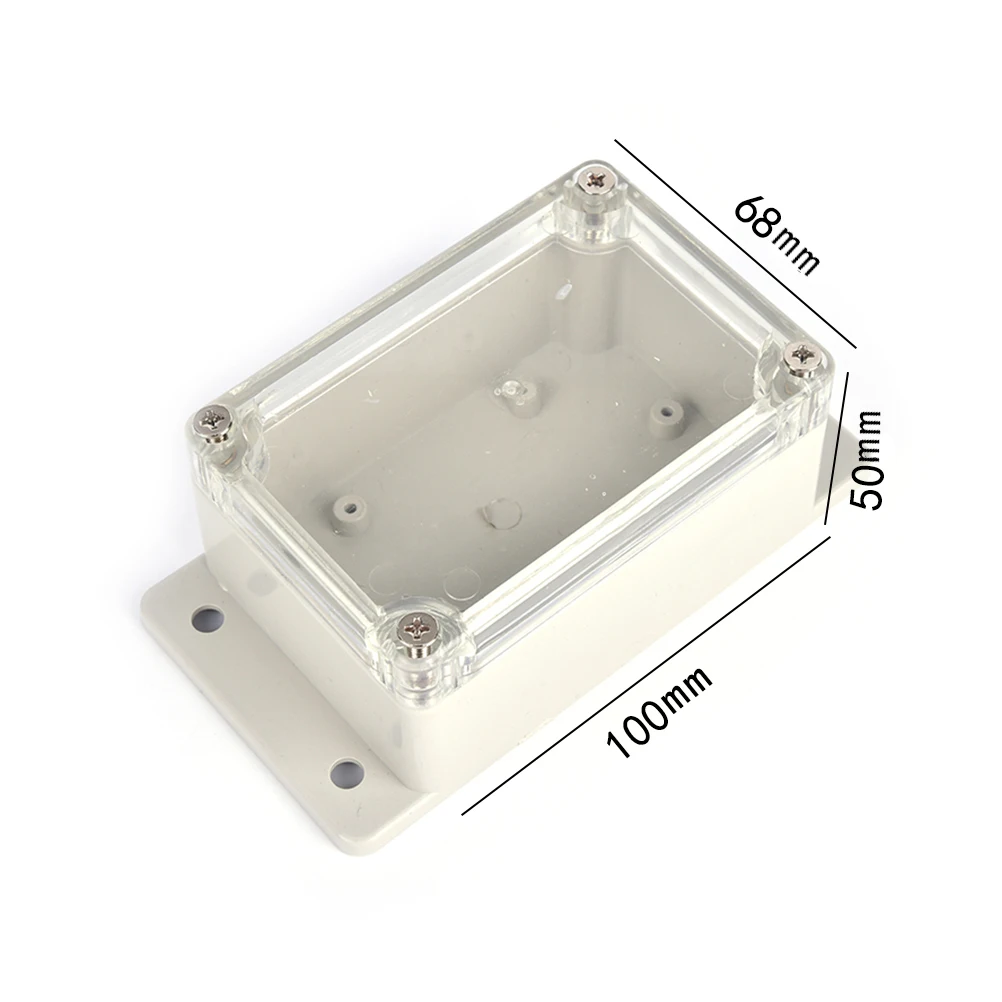 100×68×50mm Waterproof Plastic Electronic Project Box Enclosure Case OD 