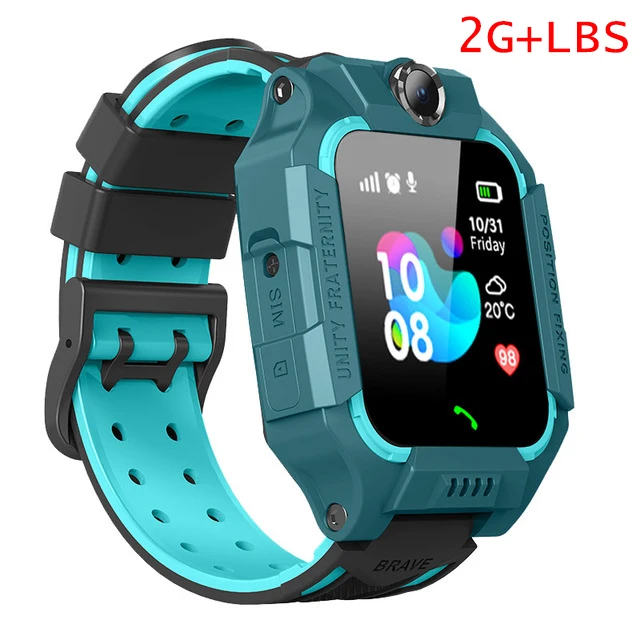 Blue 0099 LIGE, новинка, детские часы с gps трекером, 4G, умные часы, gps LBS, Wi-Fi, расположение, SOS Вызов, 1,4" камера, детские часы с отслеживанием, подарок для ребенка - Цвет: Blue 0099