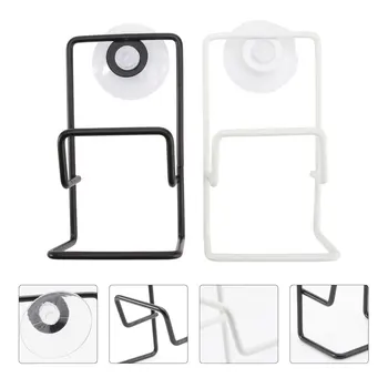 

2Pcs Sponge Storage Rack Kitchen Iron Rack Dish Rag Rack Holder Sink Rack