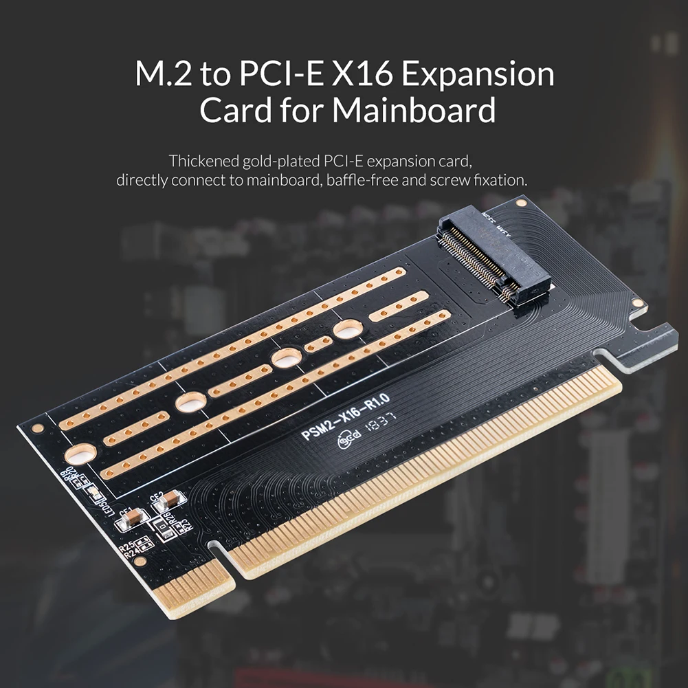 Плата расширения ORICO M.2 NGFF M Key NVMe SSD к PCI e 3 0 Gen3 X16|Платы расширения| |
