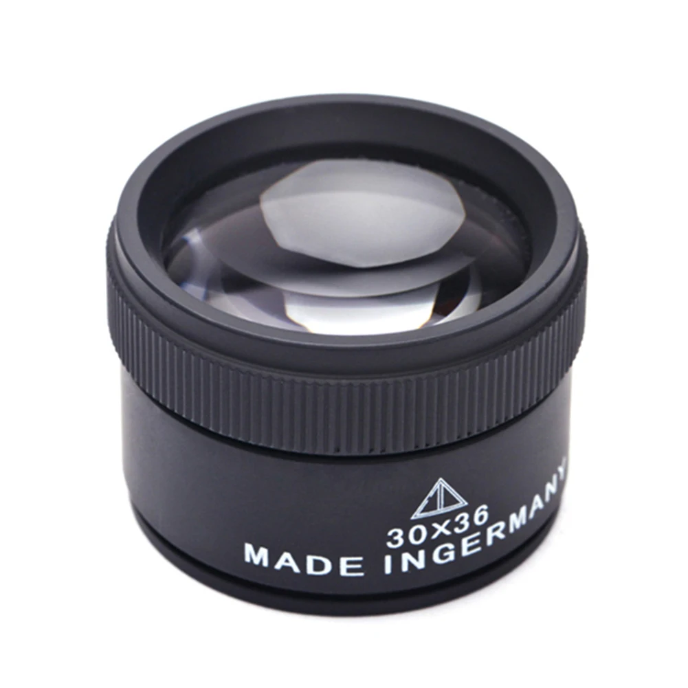 HD Magnifying Glass Optical Glass Lens Loupe Magnifier 30X 36mm Mini Pocket Magnifier Handheld Coin Stamps Jewelry Loupe magnifying glass jewelry magnifier jewelry magnifying glass