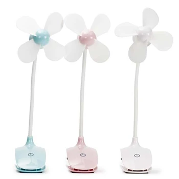 

Mini Portable USB Rechargeable Touch Swith Electric Fan Desk Clip Air Cooler New Whosale&Dropship