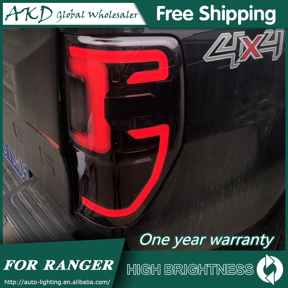 

Tail Lamp For Car Ford Ranger 2016-2019 Tail Lights T8 T6 Led Fog Lights DRL Daytime Running Lights Tuning Car Accessories