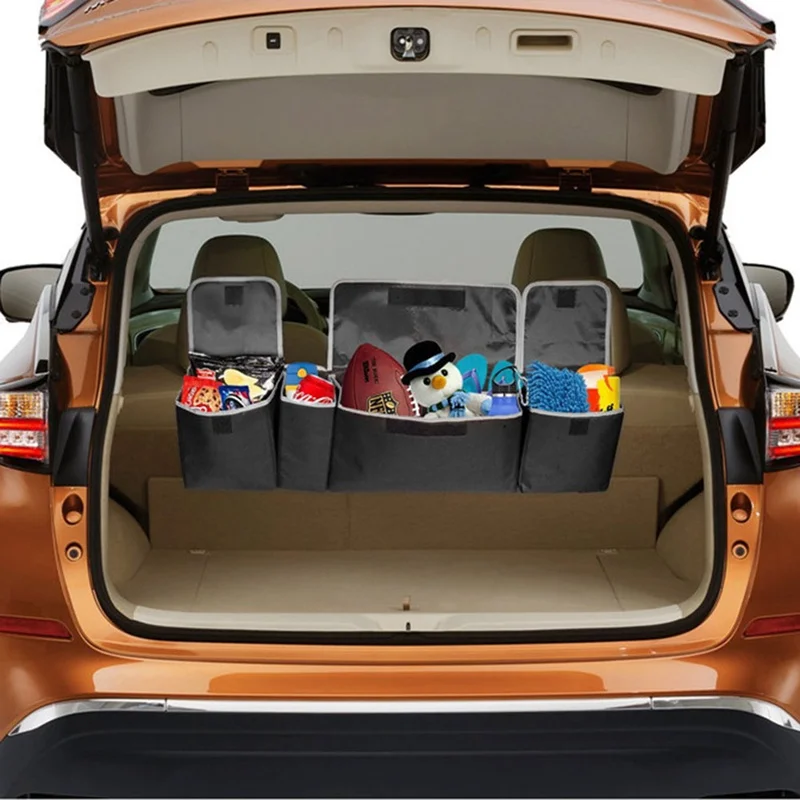 Органайзер для багажника автомобиля регулируемая сумка хранения на заднем