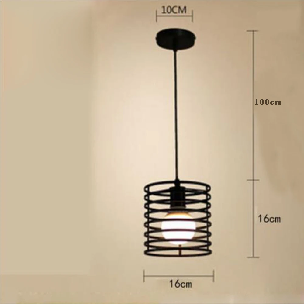 Vintage Ceiling Lamps Chande-lier 110 /220V Retro  Ceiling Light for Corridor Aisle Porch Balcony E27 Home Lights Cage Fixture