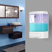 Настенный диспенсер для мыла, дезинфицирующий шампунь для рук, продукт для ванной комнаты, 1000 мл, высокая емкость, ручной диспенсер для мыла