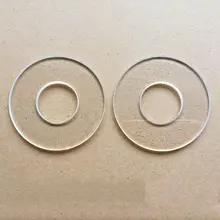 Индивидуальная Обработка канавок для K9 перфорированного стекла Призма диск Оптический кварц прозрачное плоское зеркало