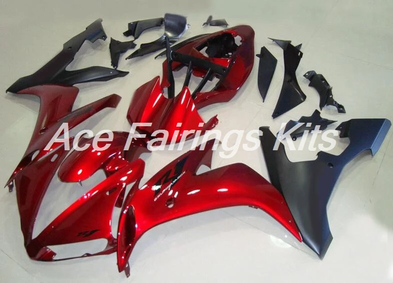 

4Gifts New Injection ABS Full Fairing Fit For Yamaha R1 2004 2005 2006 04 05 06 YZF R1 Full Fairings Kit Red Glossy