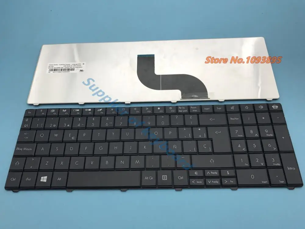 Spanish Keyboard Packard Bell Laptop TE11HC NEW for Le11bz/Te11hc/Te11bz/.. Original