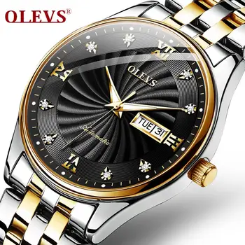 

Fashion Men Watches Mechanical Wristwatch For Man Stainless Steel Quartz Luxury Brand Relogio Masculino Date Week Display