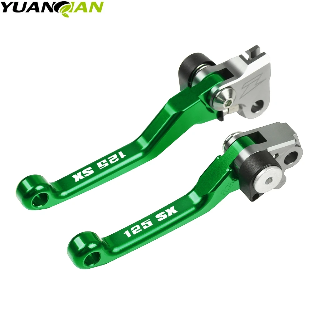 Мотоцикл грязи Pivot велосипед для KTM 125SX 125 SX 2005-2008 2009-2013-- CNC Тормозные Рычаги Сцепления запчасти для питбайк - Цвет: Green