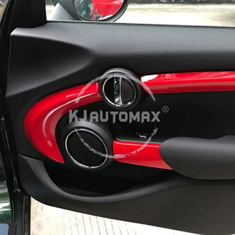 KJAUTOMAX для Mini Cooper F55 12 шт. Внутренняя отделка двери красный розовый Checker
