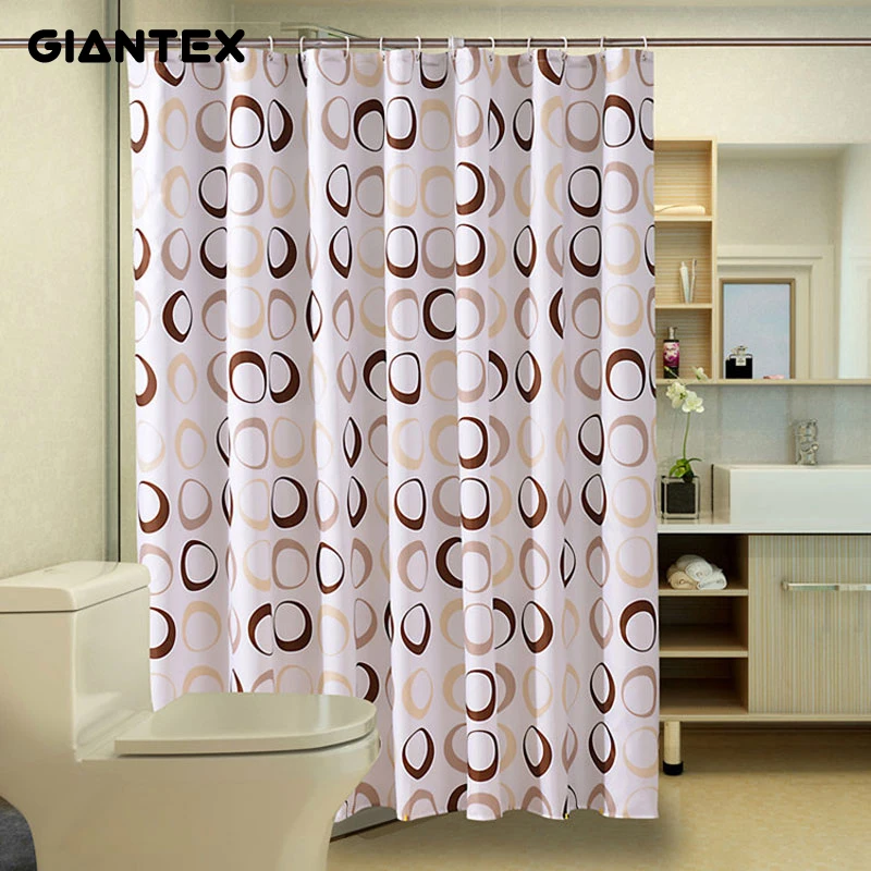 Bathroom Curtain Cortina Waterproof GIANTEX for Ducha Rideau-De-Douche Douchegordijn