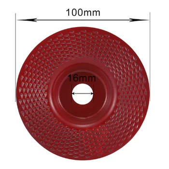 

Wood Grinding Wheel Angle Grinder Disc 16mm Bore Shaping For Angle Grinder Tungsten Carbide Carving Rotary Tool