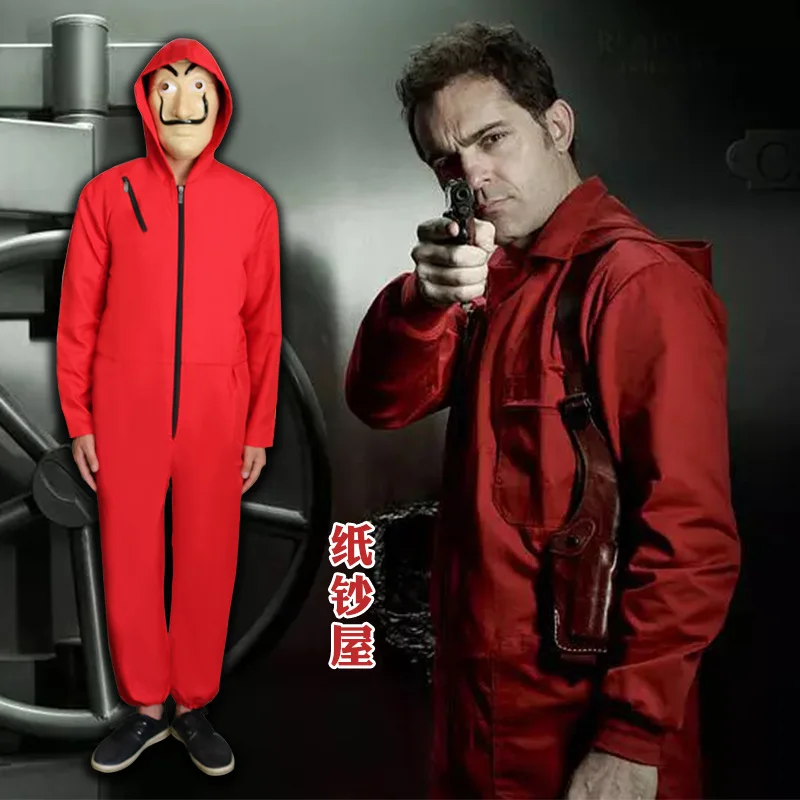 Adults Kids For La casa de papel Money Heist Cosplay Costume Fancy Party Jumpsut