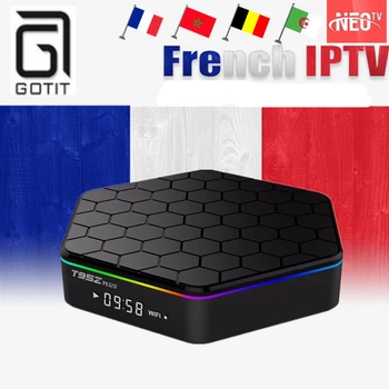 

GOTiT T95Z Plus French Android Smart 4K UHD TV Box Arabic IPTV Subscription 16G ROM H.265 Morocco Tunesia Belgium BOX