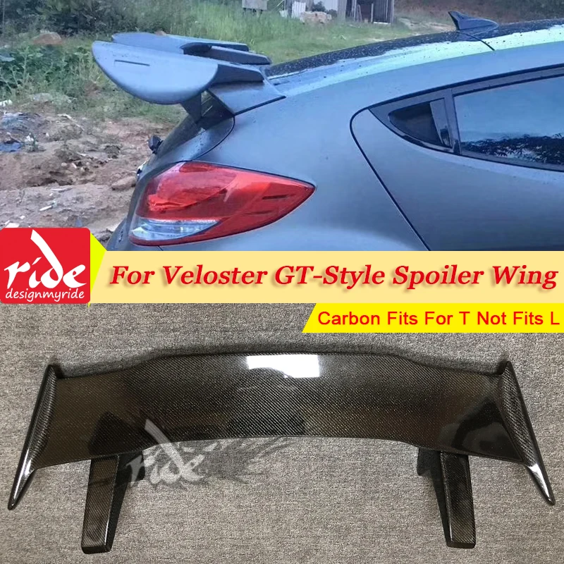 Для Hyundal Veloster задний багажник высокий удар GTS стиль спойлер крыла губы