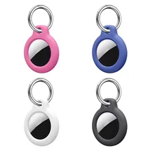 

NEW Protector Cover Keychain For AirTags Shockproof Anti-scratch Anti-fall Protective Case Key Holder Air Tags Shell Case