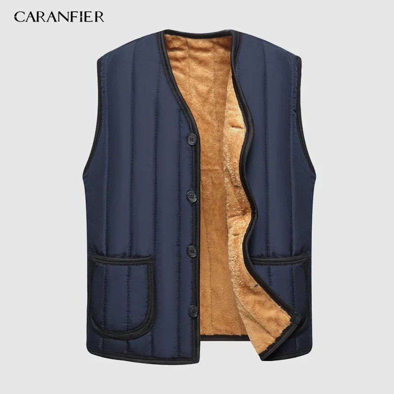 CARANFIER/Лидер продаж года; модное зимнее пальто с капюшоном для мужчин; толстая теплая зимняя мужская куртка; подарок для отца; парка; теплая-15 градусов