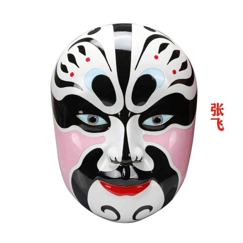 

Очень большая маска для макияжа лица Пекинская опера кулон горячий горшок искусственная Китайская опера Бог богатства материал FRP