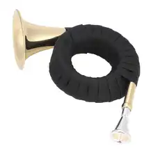 Mini Hunting Horn Mini Brass Horn Bb Micro Horn French Horn Brass Instrument Set