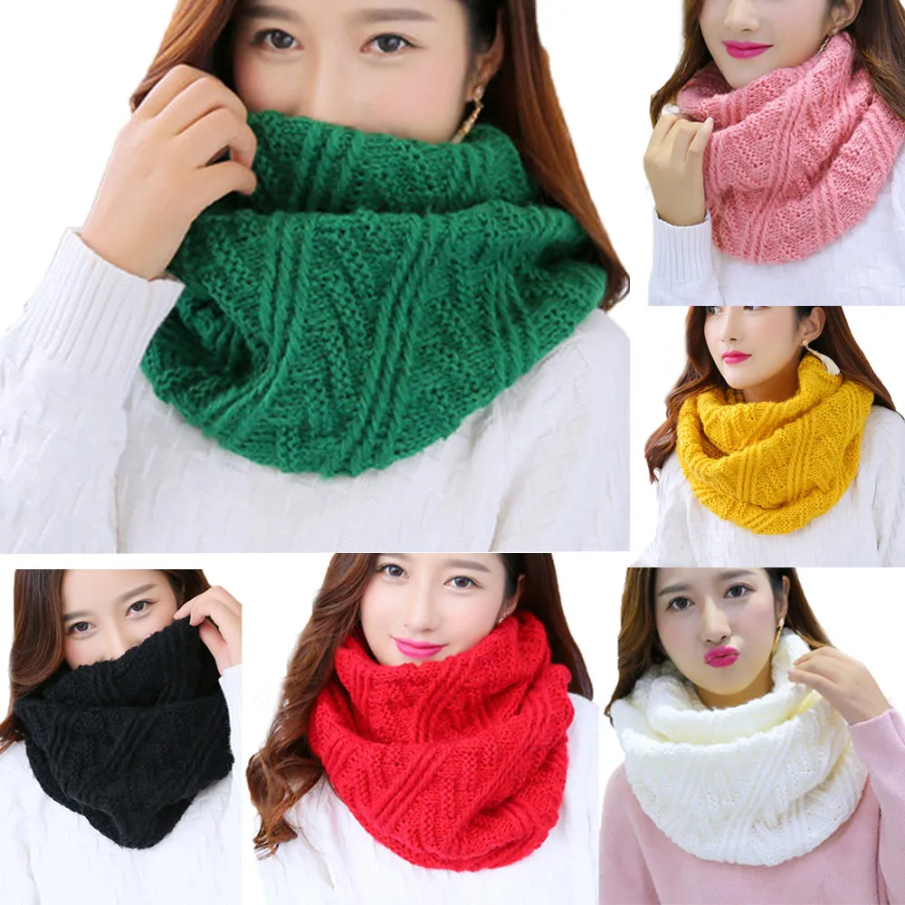 Осенний зимний модный женский теплый вязаный шейный круглый капюшон шарф-хомут многоцелевой шарф-хомут снуд длинный шарф шаль накидка#926
