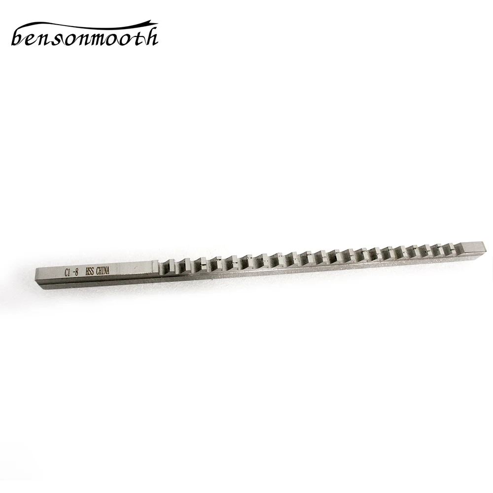 Keyway Broach 14mm D Push-Type Metric Size High Speed Steel Material Metalworking Cutting Tool CNC Machinine