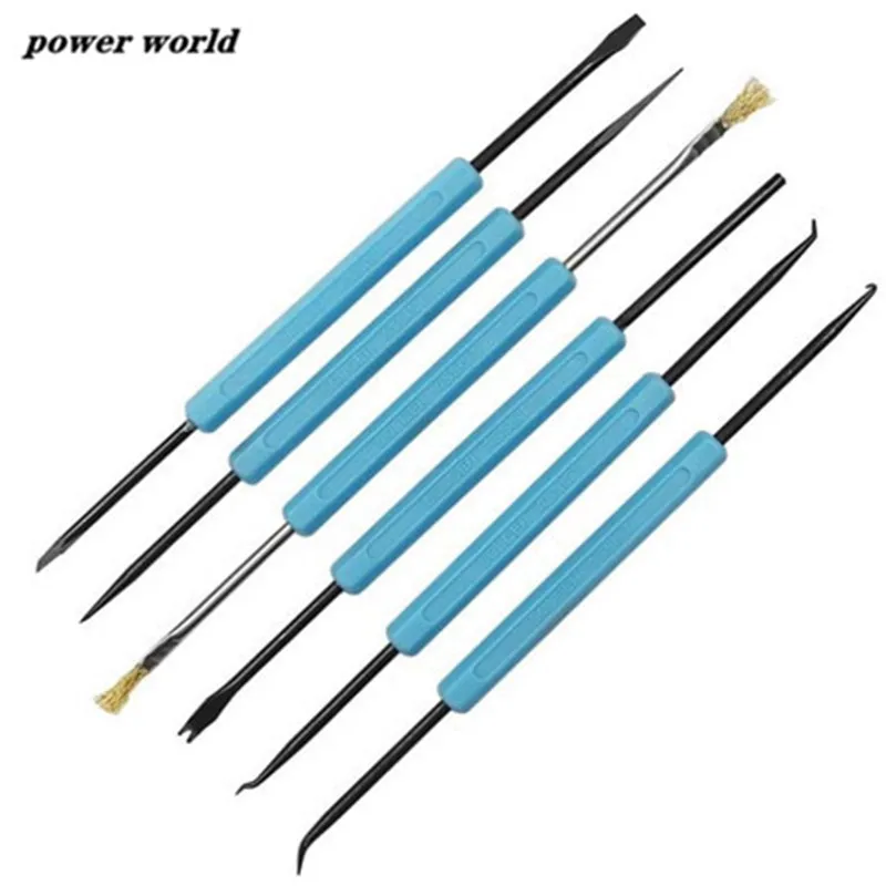 

6Pcs/set Repairing Fluxing Tools Welding Aids PCB Combination Circuit Board Soldering Kit Hand Tools