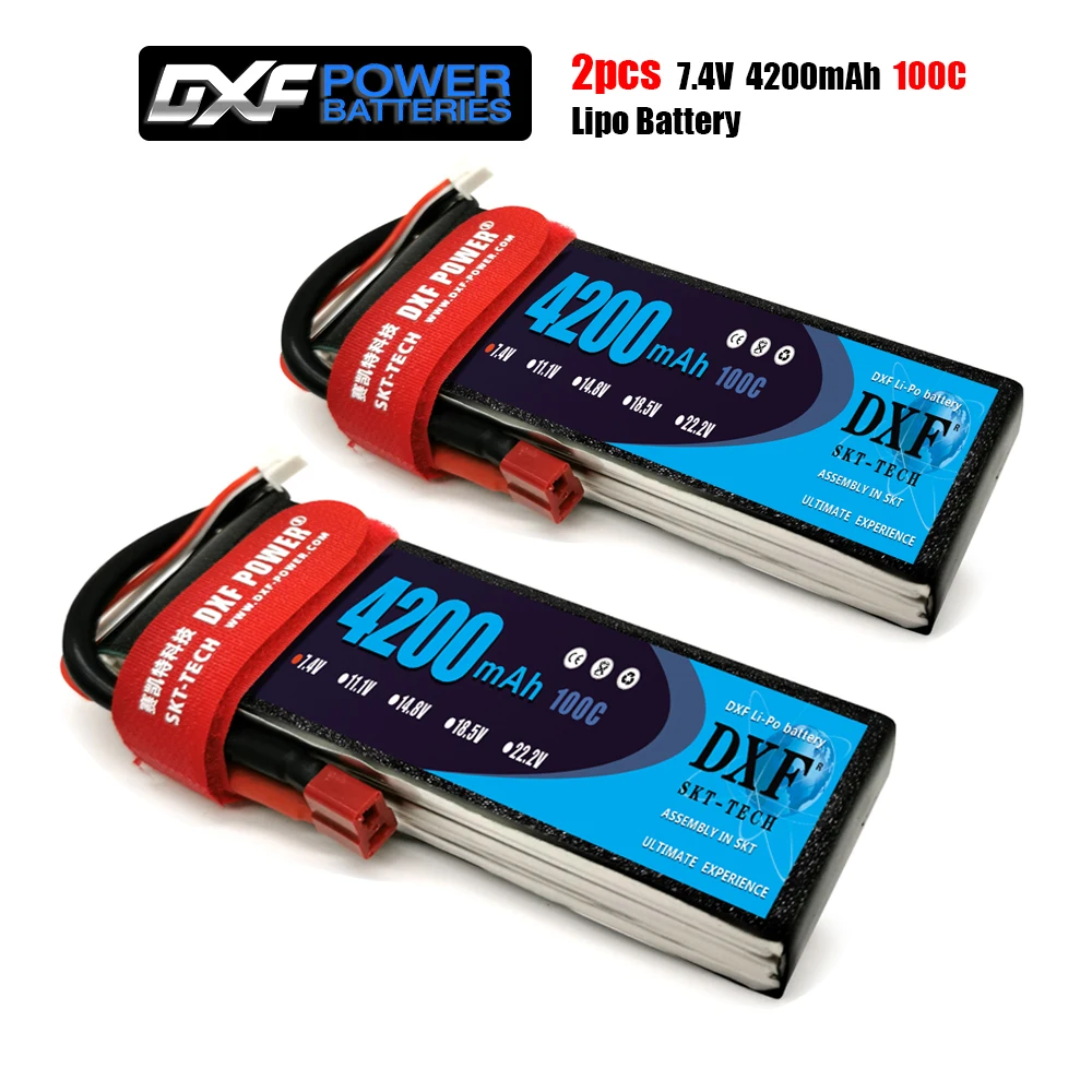 GTFDR 4200mAh Lipo аккумулятор 2S 7 4 V 110C-120C XT60/DEANS/XT90/EC5 для дрона AKKU FPV грузовик четыре axi
