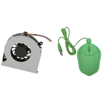 

1000Dpi Cute Cartoon Anime Fashion Turtle PC Laptop Optical USB Mouse & CPU Cooling Fan Fit 4Pin for HP Probook 4530S