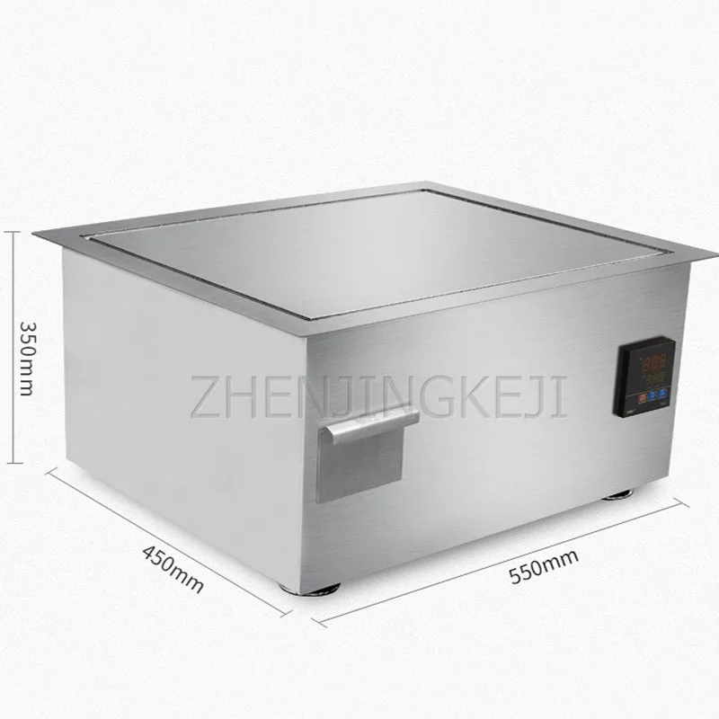 Commercial Electromagnetic Embedded Griddle Teppanyaki Home Western Kitchen Equipment Desktop Electricity Magnetic Grill Furnace 2