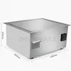 Commercial Electromagnetic Embedded Griddle Teppanyaki Home Western Kitchen Equipment Desktop Electricity Magnetic Grill Furnace 2