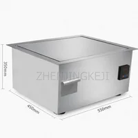 Commercial Electromagnetic Embedded Griddle Teppanyaki Home Western Kitchen Equipment Desktop Electricity Magnetic Grill Furnace 2