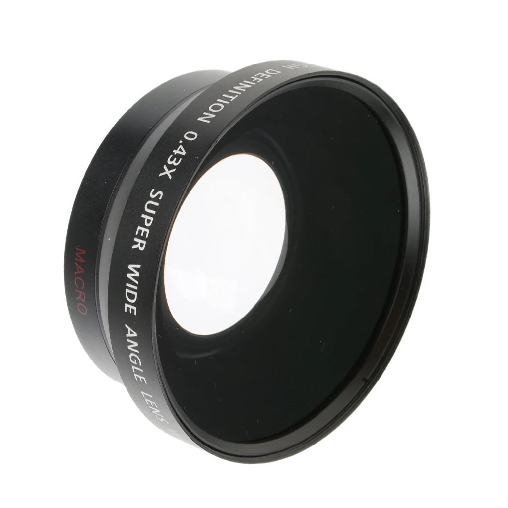 67mm 0.45x Wide Angle + Macro Conversion Lens For Canon Nikon SLR Camera DV 0.45x67 Universal (Black)
