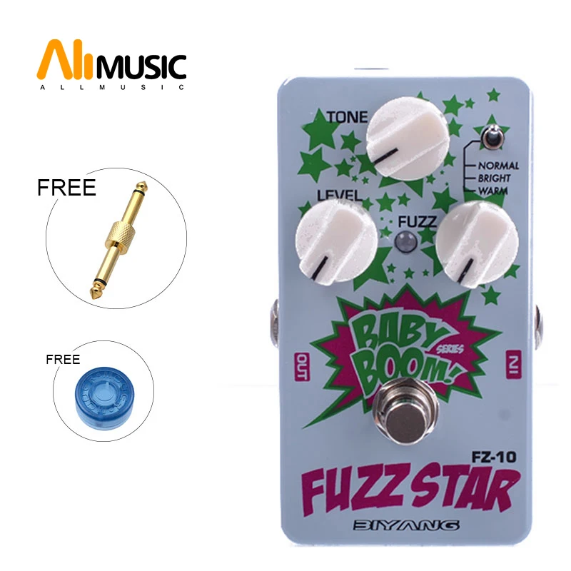  Biyang Baby Boom FZ-10 Electric Guitar Pedal Three Models Fuzz Star Distortion Effect pedal True By