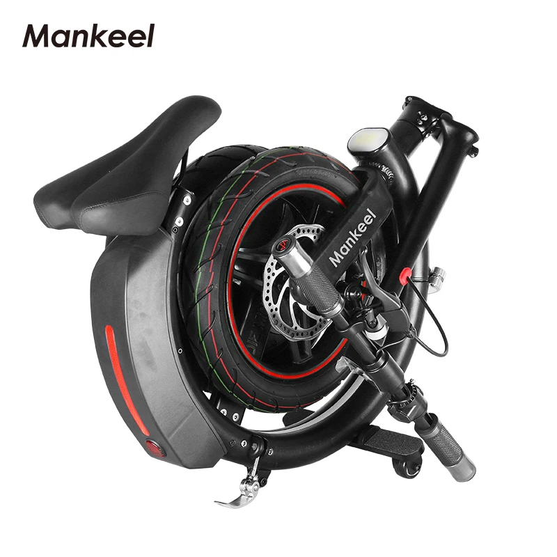 Mankeel MK114 Best Green 36V Traveltwo Wheeler Sport Fast Mini Folding Waterproof Auto Hover Bike City Ebike Electric Bicycle 5