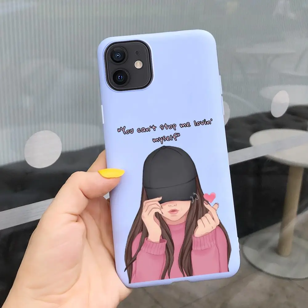 Чехол для телефона iphone 11 SE 2020 Модный женский чехол Iphone 12 Pro Max X XS XR 6 7 8 Plus задняя