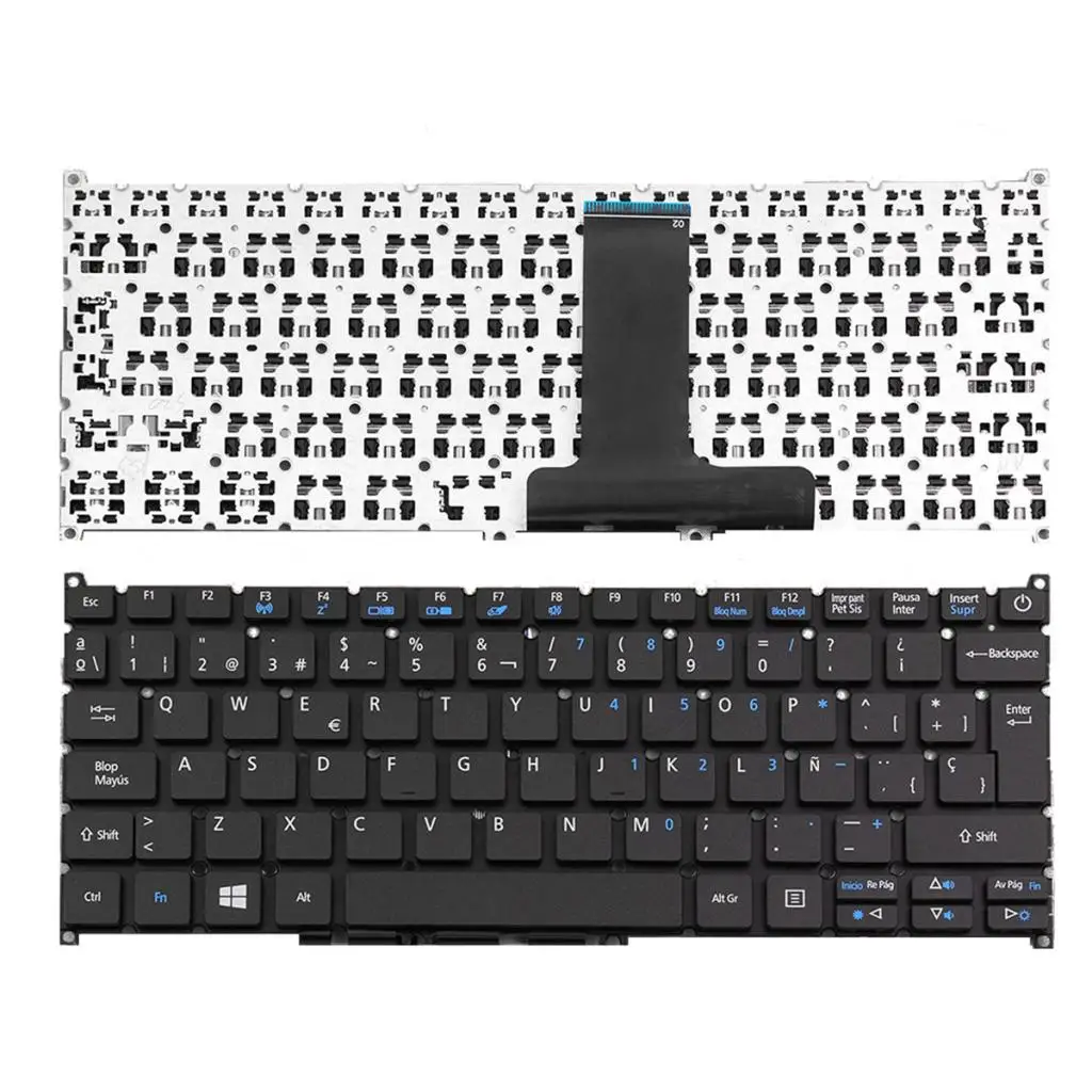 Replacement Keyboard Spanish Layout for ACER Aspire ES1-132 ES1-132-C37M C9N8 Laptop Keyboard Spain Standard