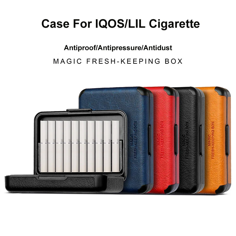 Tanie Przenośny papierośnica przeciwpyłowa ultra-cienkie etui do palenia dla IQOS dla sklep